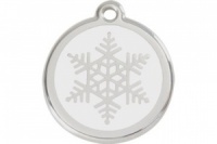 Snowflake Cat ID Tag